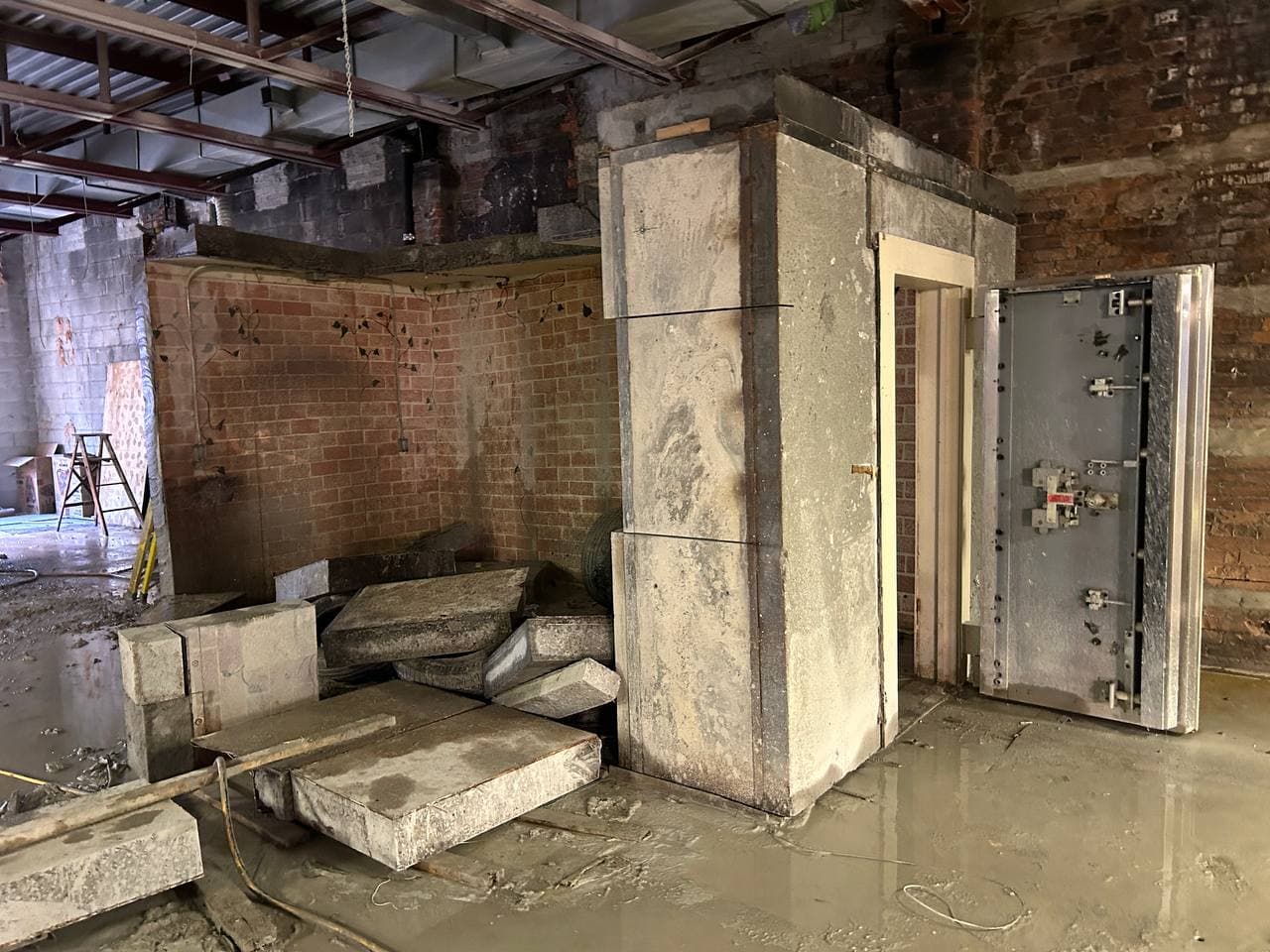 bank vault demolition