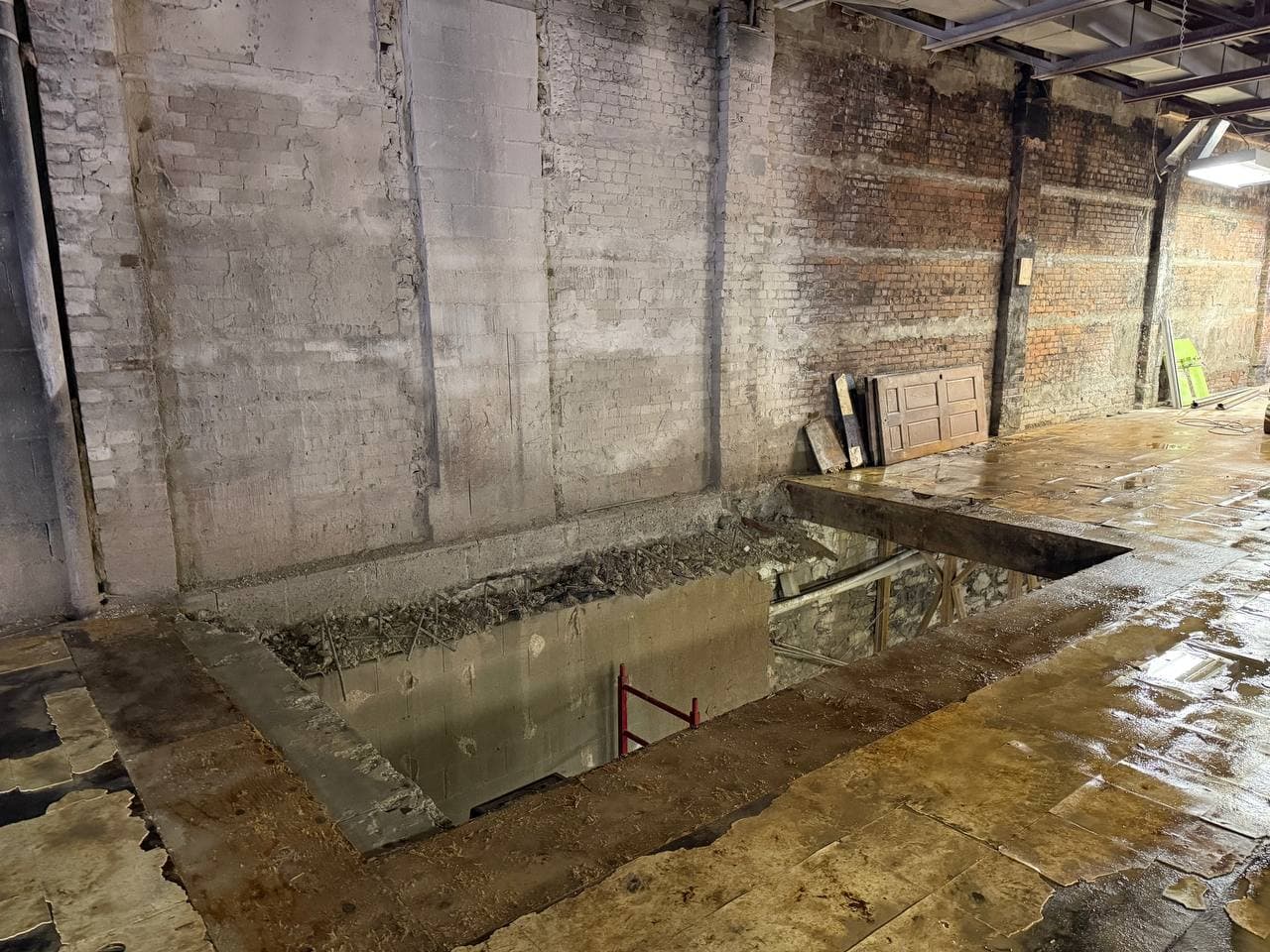 floor opening for stairs